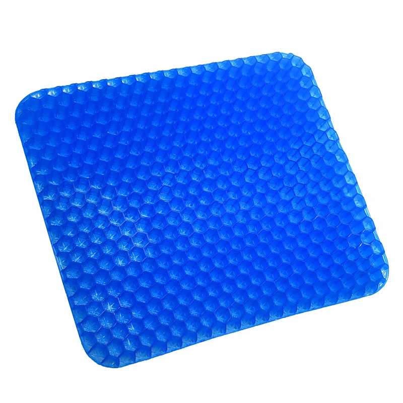 Wholesale Comfort Soft Square Car Seat Honeycomb Gel Cushion Office Sofa Chair Seat Cushion Silicone Egg Sitter