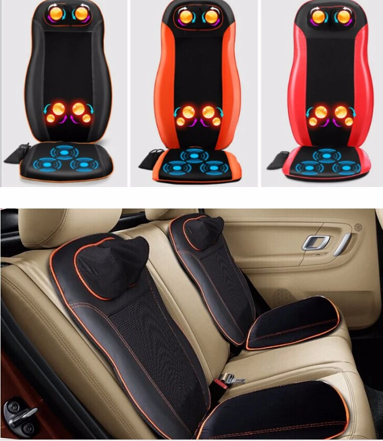 Best Selling Fitness Recliner Neck and Back Kneading Car Chair Massage Cushion