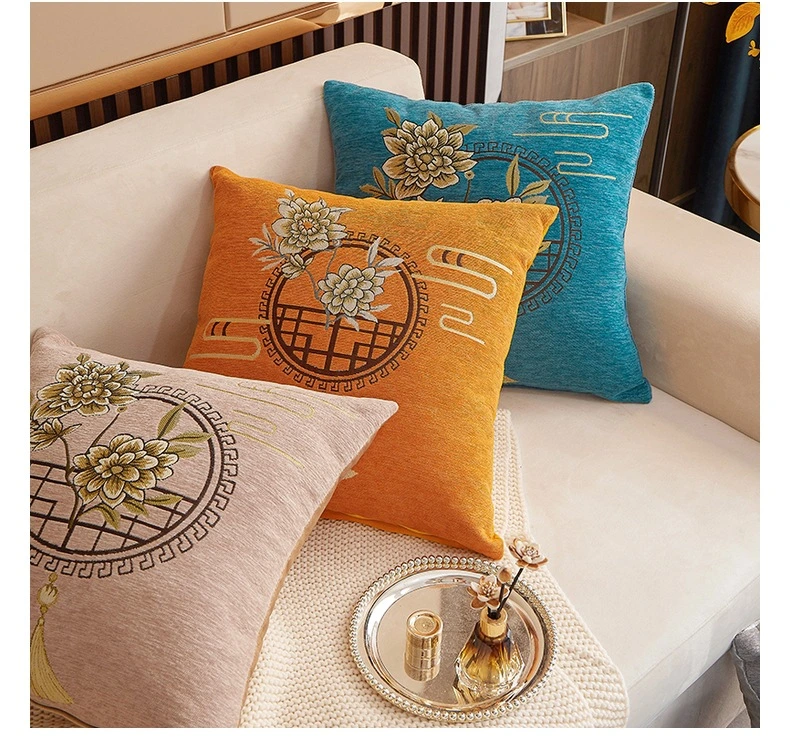 European-Style High-Precision Hot Drilling Sofa Cushion, Can Be Customized Luxury Tassel Pillowcase &amp; Pillow Cover