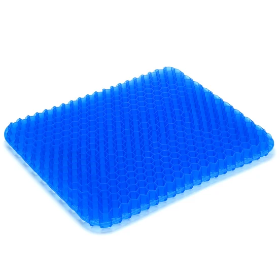 Wholesale Comfort Soft Square Car Seat Honeycomb Gel Cushion Office Sofa Chair Seat Cushion Silicone Egg Sitter