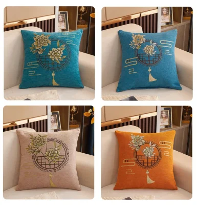 European-Style High-Precision Hot Drilling Sofa Cushion, Can Be Customized Luxury Tassel Pillowcase & Pillow Cover