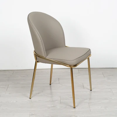 New Product Promotion Hotel Nordic Luxury for Dining Classic Chairs Gold Leg