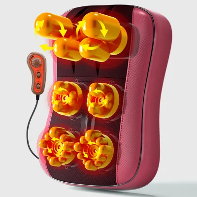 Car Heating Massage Cushion Home Car Dual-Purpose Seat Warm Cushion Plug-in Heating Cushion Massage Chair