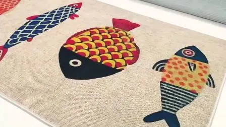 Wholesale Soft and Eco-Friendly Kitchen Floor Mat Rubber Carpet Modern Door Mat